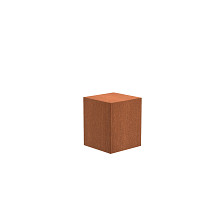 Sockel 500 x 500 x 600mm CorTen 2mm (CK4)