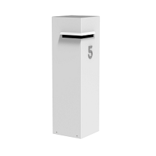 Letterbox Aluminium Ivar 350 x 350 x 1200mm Aluminium 3mm (IVA1)