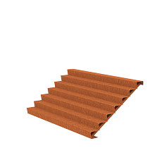 Stair 3000 x 1680 x 1190mm CorTen 4mm (CST7.6)