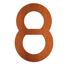 house number 79 x 5 x 120mm Corten 5mm (8 corten)