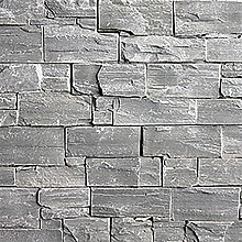 Grey Slate XL steenstrip 60x15x2-3,5 cm.