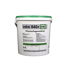 Vdw voegmortel 840+ steengrijs 12,5 kg. emmer