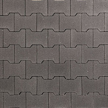 Komo H-profiel 8cm Antraciet Z Facet