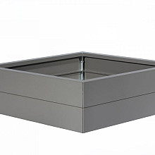 Plantenbak Modulair Taupe 120x120x28 cm