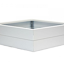 Plantenbak Modulair Wit 60x60x28 cm