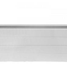 Bloembak Modulair - 240x120x56 cm Wit