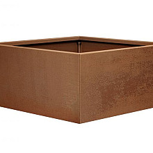 Plantenbak Vlak Corten 90x90x60 cm
