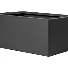 Plantenbak Vlak Antraciet 90x60x40 cm