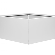 Plantenbak Vlak Wit 90x90x60 cm