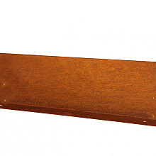 Kantopsluiting Double (flg) 300x16.5 cm Corten