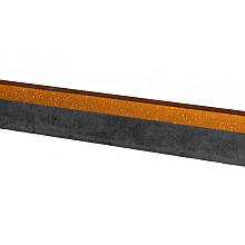 Uprofiel gelijkzijdig opsluitband 5cm 220x5,1x5,1x5,4 Corten