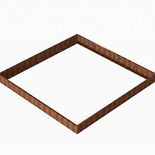Plantenbak Module+ Corten 360x360x28 cm