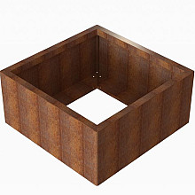 Plantenbak Module+ Corten 90x90x42 cm