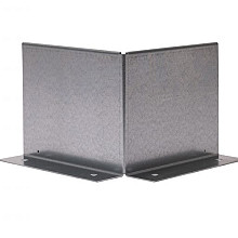 Uitwendige hoek Double (flg) 16.5 cm - Verzinkt