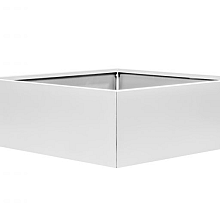 Plantenbak Vlak Wit 180x180x40 cm