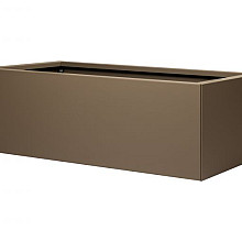 Plantenbak Vlak Supra Bruin 150x60x60 cm bruin