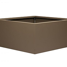Plantenbak Vlak Supra Bruin 90x90x40 cm bruin