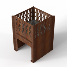 Vuurzuil Corten (Zelfbouwpakket)