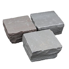 Kandla gres platine 14x14x4-6 grijs