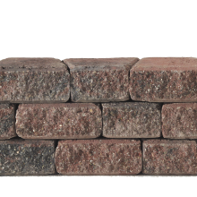 granubrick 23,1/15,3x20x10 rood-zwart