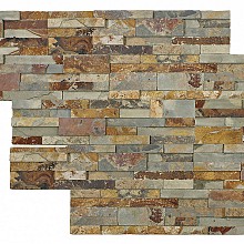 Fixwall 15x60cm Multicolor Slate Naturel (5 laags)