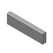 Opsluitband 10x20x100cm grijs